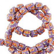 Polymeer kralen 6mm - Purple